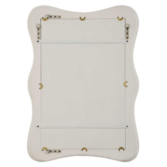 Whitehaven White Wavy Rectangle Mirror - Ornate Home