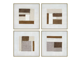 Whitfield Brown/White Canvas - Ornate Home