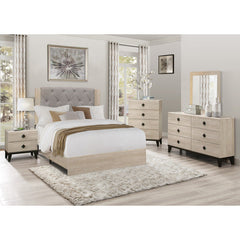 Whiting Cream California King Bed - Ornate Home