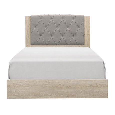 Whiting Cream Full Upholstered Panel Bed - Ornate Home