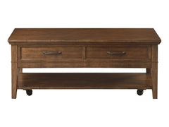 Whitley Walnut Cocktail Table - Ornate Home