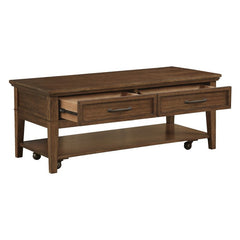 Whitley Walnut Cocktail Table - Ornate Home