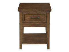 Whitley Walnut End Table - Ornate Home