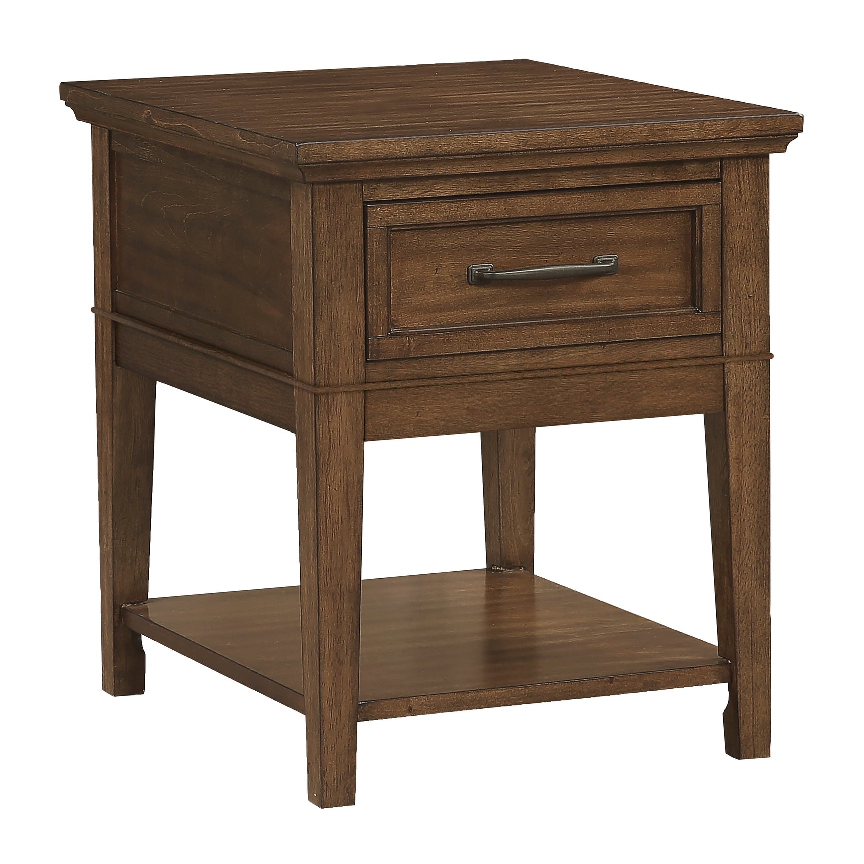 Whitley Walnut End Table - Ornate Home