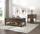 Whitley Walnut End Table - Ornate Home