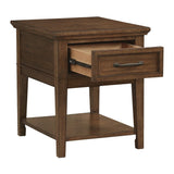 Whitley Walnut End Table - Ornate Home