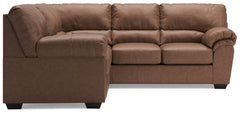 Whitlock Caramel 2-Piece Sectional with Right-Arm Facing Sofa - Ornate Home
