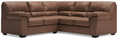 Whitlock Caramel 2-Piece Sectional with Right-Arm Facing Sofa - Ornate Home