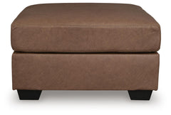 Whitlock Caramel Oversized Accent Ottoman - Ornate Home