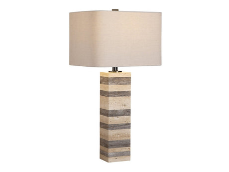 Whitlow Oatmeal/Tan Table Lamp - Ornate Home