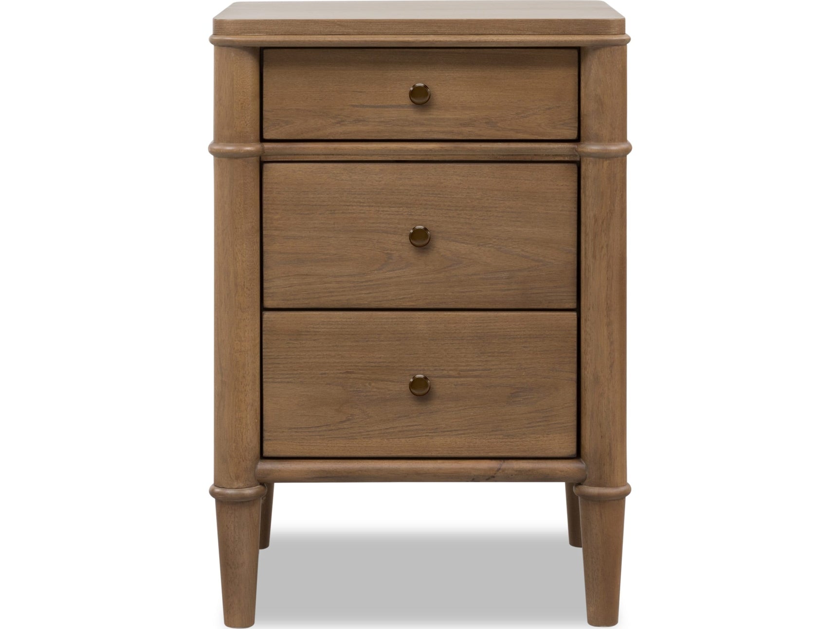 Whitmore Claystone 3-Drawer Nightstand - Ornate Home