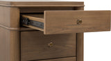 Whitmore Claystone 3-Drawer Nightstand - Ornate Home