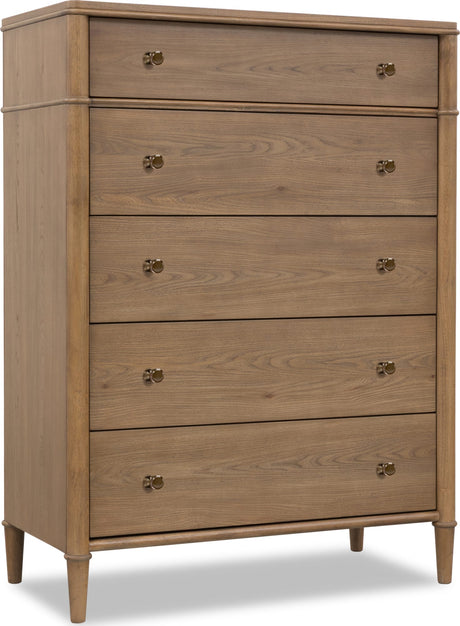 Whitmore Claystone 5 Drawer Chest - Ornate Home