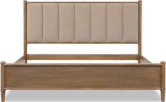 Whitmore Claystone King Upholstered Bed - Ornate Home