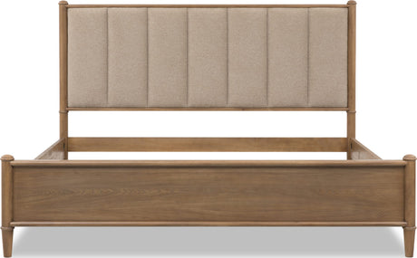 Whitmore Claystone King Upholstered Bed - Ornate Home