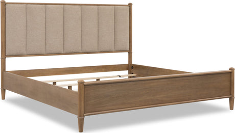 Whitmore Claystone King Upholstered Bed - Ornate Home