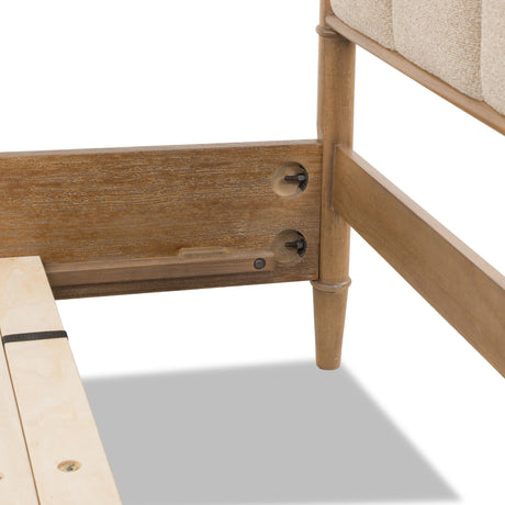 Whitmore Claystone King Upholstered Bed - Ornate Home