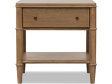 Whitmore Claystone One Drawer Nightstand - Ornate Home