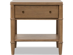 Whitmore Claystone One Drawer Nightstand - Ornate Home