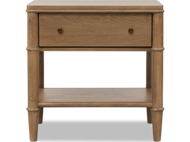 Whitmore Claystone One Drawer Nightstand - Ornate Home