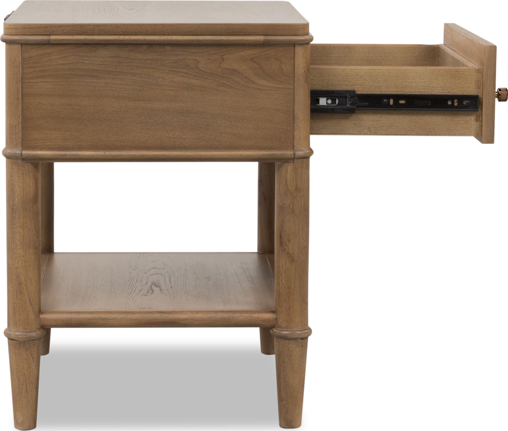 Whitmore Claystone One Drawer Nightstand - Ornate Home