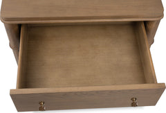 Whitmore Claystone One Drawer Nightstand - Ornate Home