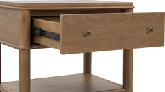 Whitmore Claystone One Drawer Nightstand - Ornate Home