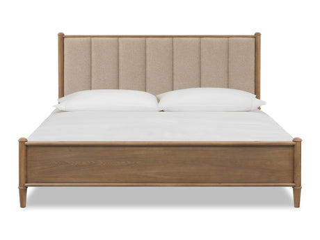 Whitmore Claystone Queen Upholstered Bed - Ornate Home