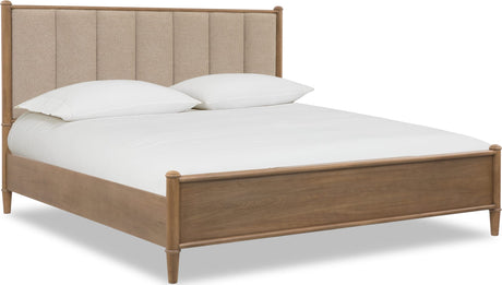 Whitmore Claystone Queen Upholstered Bed - Ornate Home