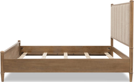 Whitmore Claystone Queen Upholstered Bed - Ornate Home