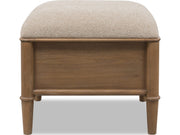 Whitmore Claystone Storage Ottoman - Ornate Home