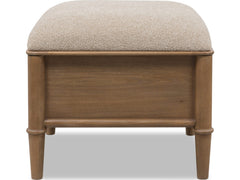 Whitmore Claystone Storage Ottoman - Ornate Home