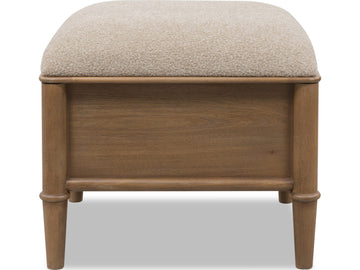 Whitmore Claystone Storage Ottoman - Ornate Home