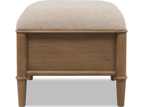 Whitmore Claystone Storage Ottoman - Ornate Home