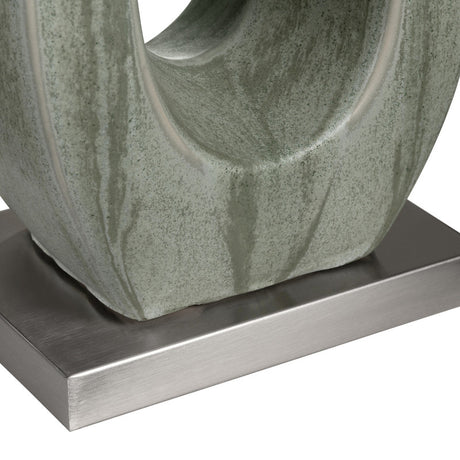 Whitmore Green/Nickel Table Lamp (Set of 2) - Ornate Home