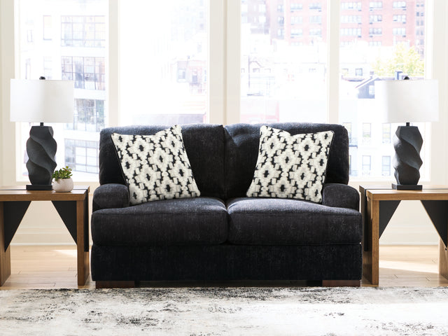 Whitmore Manor Black Pearl Loveseat (Online Special Price) - Ornate Home