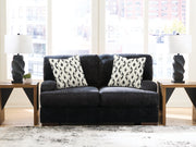Whitmore Manor Black Pearl Loveseat - Ornate Home
