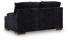 Whitmore Manor Black Pearl Loveseat - Ornate Home