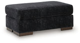 Whitmore Manor Black Pearl Ottoman (Online Special Price) - Ornate Home