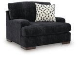 Whitmore Manor Black Pearl Oversized Chair - Ornate Home