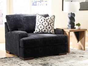 Whitmore Manor Black Pearl Oversized Chair - Ornate Home