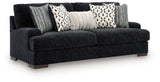 Whitmore Manor Black Pearl Sofa - Ornate Home