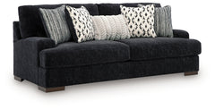 Whitmore Manor Black Pearl Sofa - Ornate Home