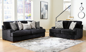 Whitmore Manor Black Pearl Sofa and Loveseat (Online Special Price) - Ornate Home