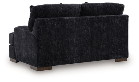 Whitmore Manor Black Pearl Sofa and Loveseat - Ornate Home