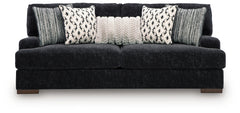 Whitmore Manor Black Pearl Sofa and Loveseat - Ornate Home