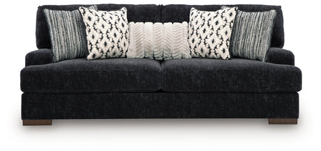 Whitmore Manor Black Pearl Sofa and Loveseat - Ornate Home