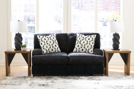 Whitmore Manor Black Pearl Sofa and Loveseat - Ornate Home