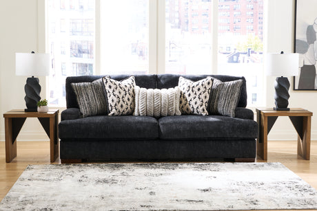 Whitmore Manor Black Pearl Sofa and Loveseat - Ornate Home