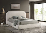 Whitnash Ivory White E.King Bed - Ornate Home